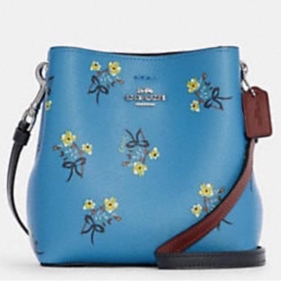 Coach Handbags - Coach - Mini Town Bucket Bag with Floral Print